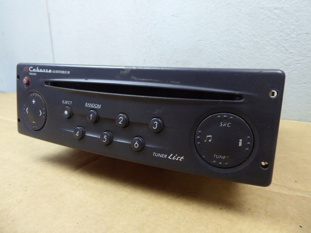 фото №3, Радіо cd renault scenic ii 2 8200248100a cabasse