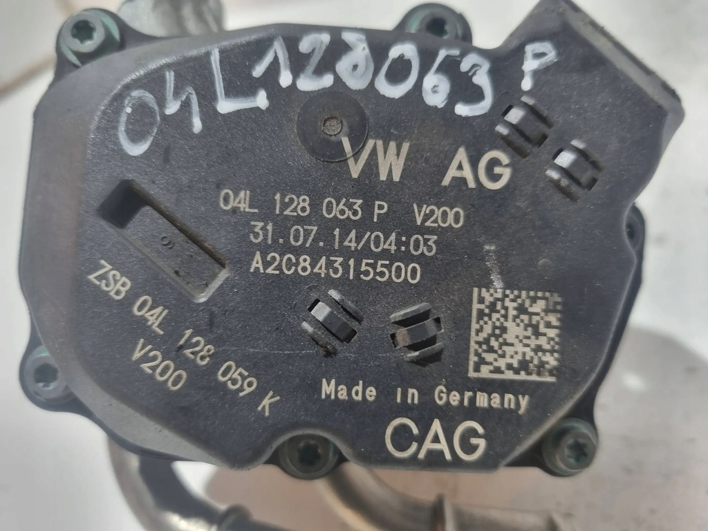 фото №6, Дросельна заслінка 04l128063p vw gofl vii leon iii 5f octavia iii 5e 1.6tdi