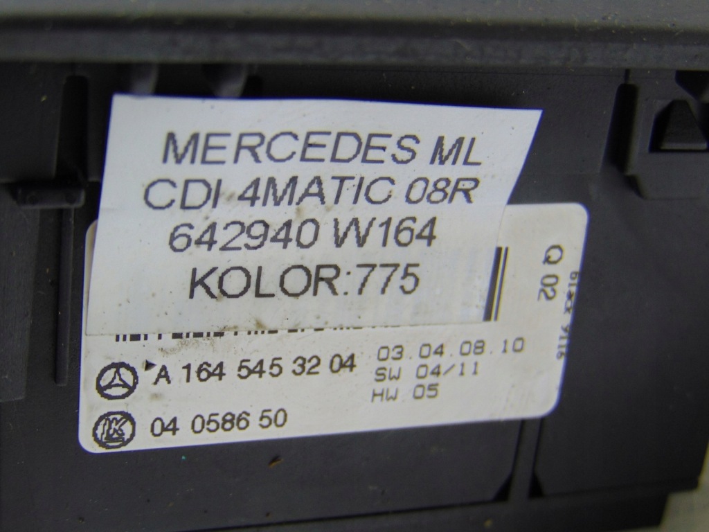 фото №3, Переключатель света mercedes gl x164 ml w164