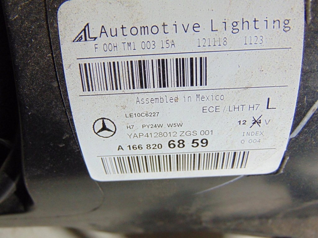 фото №8, Лампа ліва передня перед w166 a1668206859