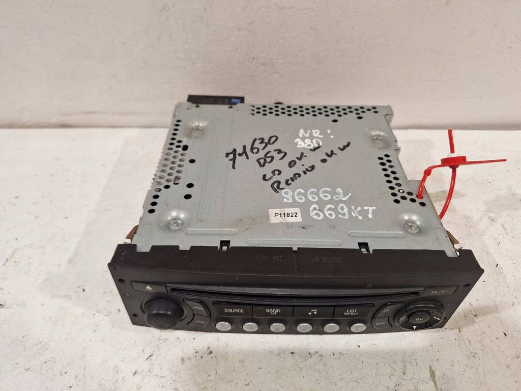 фото №2, Радіо cd 96662669xt peugeot 207 06-