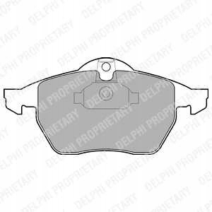 фото №2, Тормозные диски тормозные колодки перед delphi opel calibra a