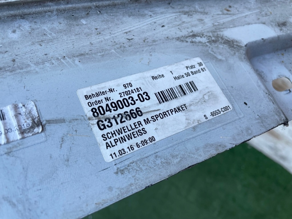 фото №5, Молдинг порог bmw 5 m5 f10 m набор