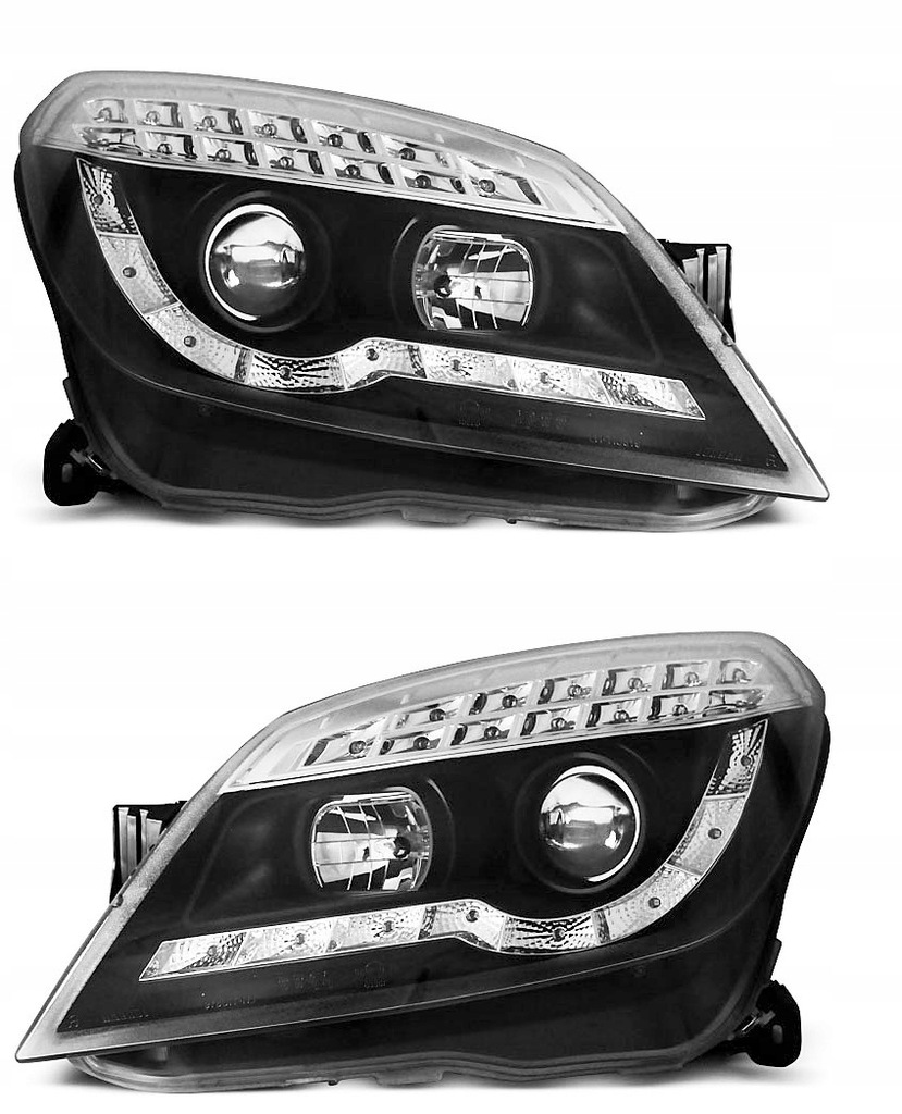 фото №1, Фара лампи kpl day line light led тюнінг opel astra iii 3 h 2003-2012