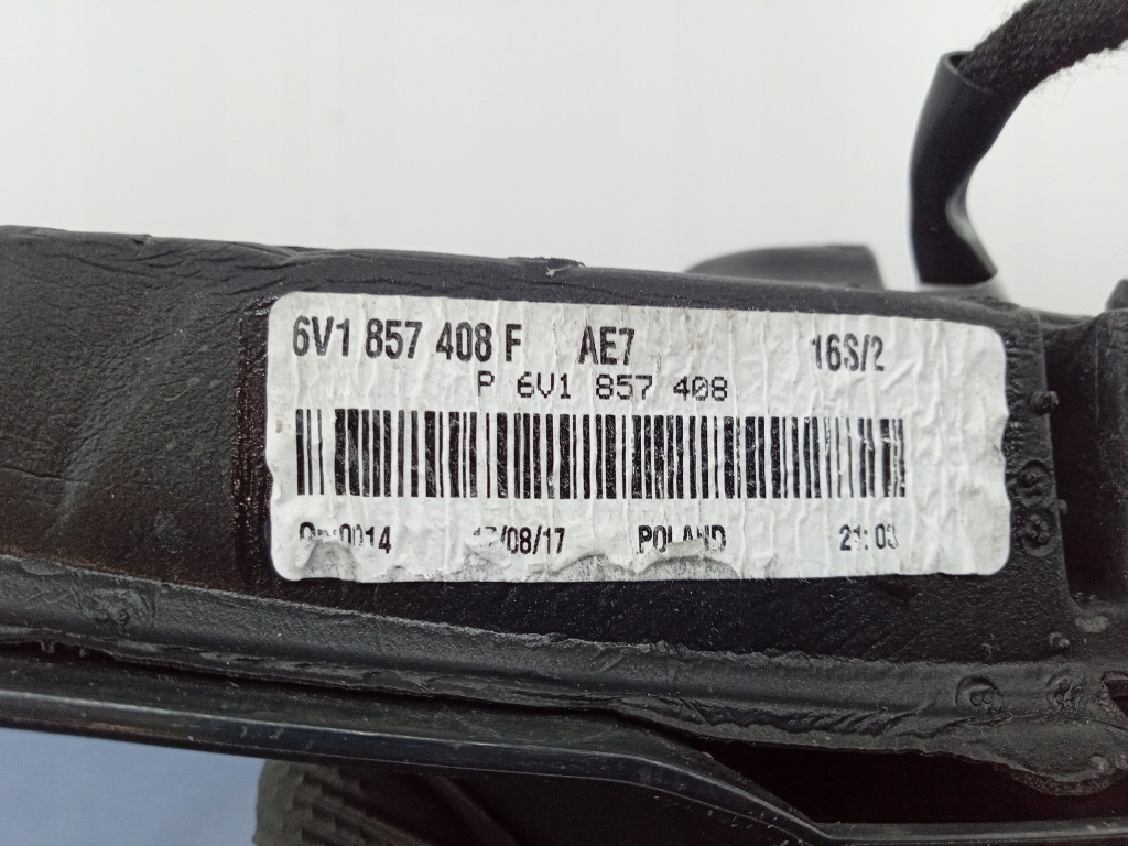 фото №9, Skoda fabia iii 14- зеркало правое 6 pin 6v1857408f lf9e