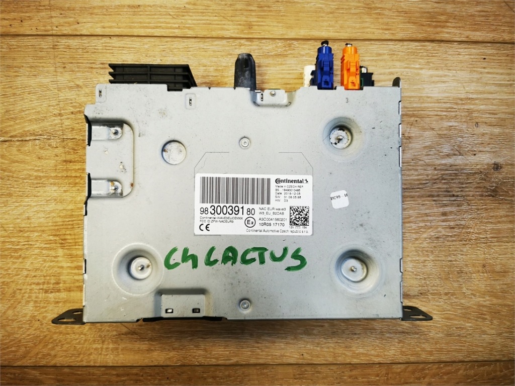 фото №1, Citroen c4 cactus lift 17-21 модуль навигации 9830039180