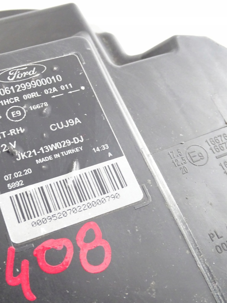 фото №9, Лампа перед права ford transit custom lift 18-