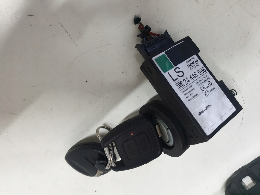 фото №4, Блок управления набор стартовый opel astra ii 1.6 12214870