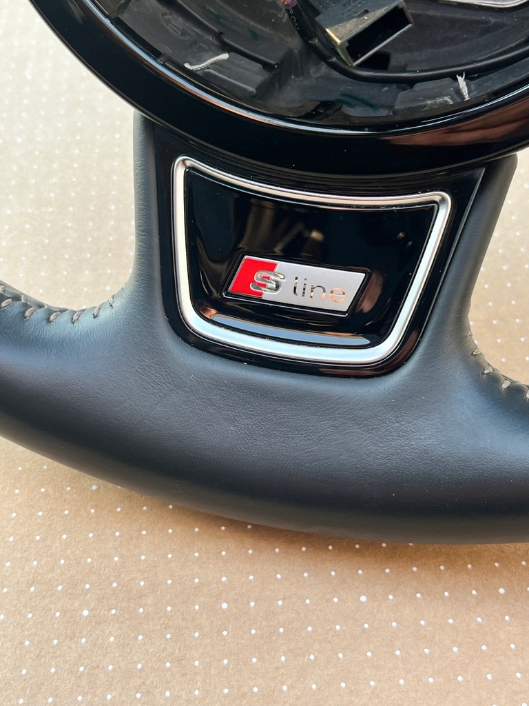 фото №10, Воздуховод 3-спицевой s-line мультифункция audi a6 a7 c7 4g0 4g ładna кожа