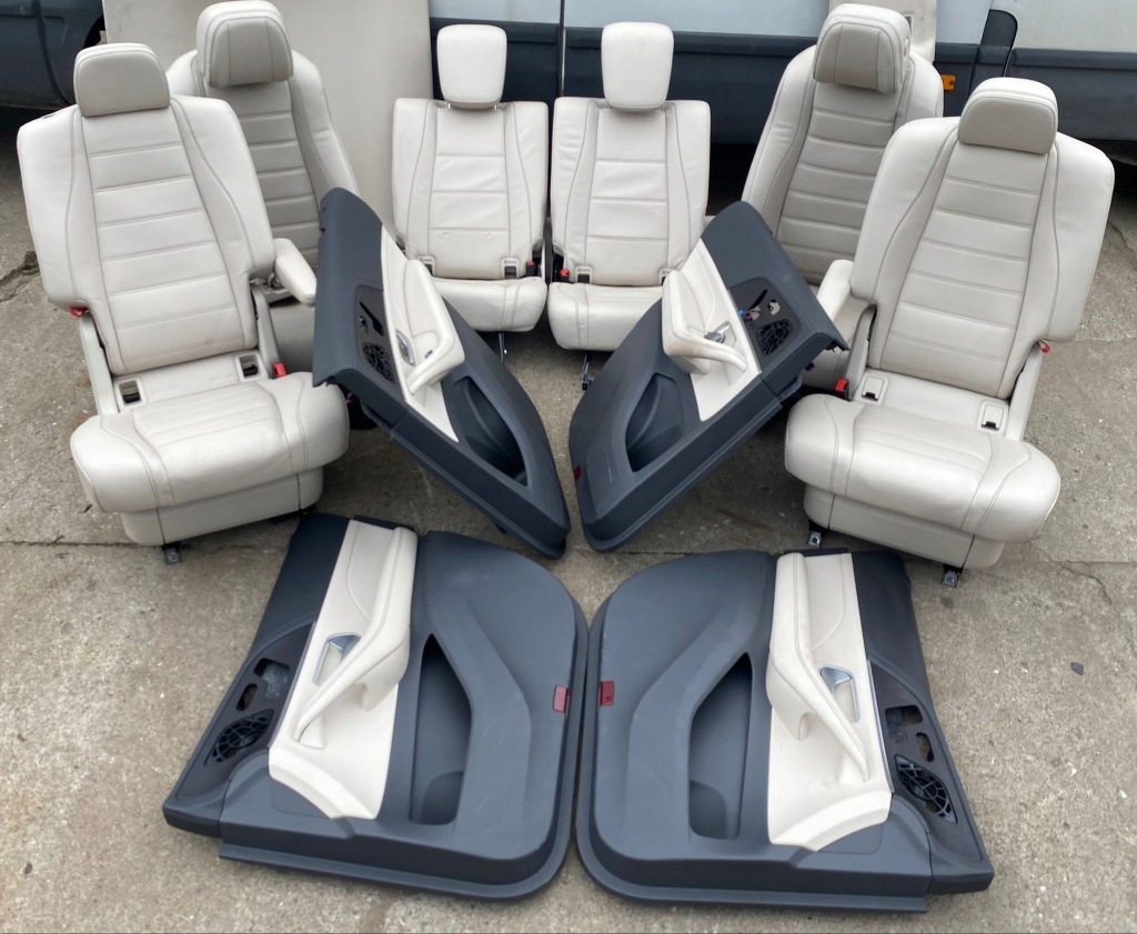 фото №1, Mercedes gls w167 x167 сидіння заднє сидіння середина шкіра