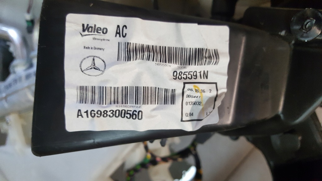 фото №5, Mercedes w169 1,7 бензин отопитель a1698300560