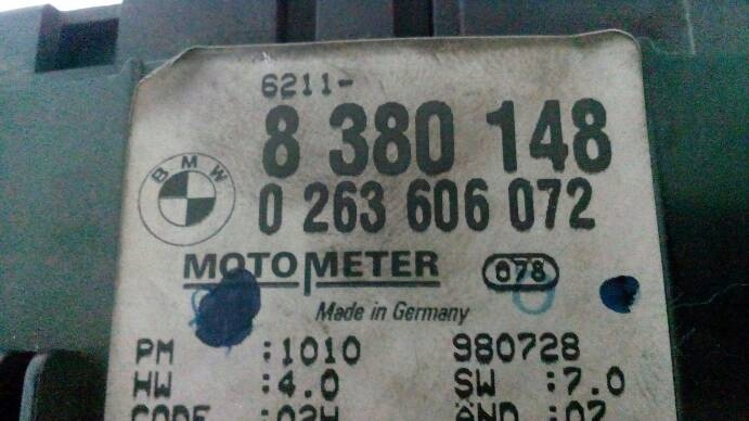фото №8, Счетчик bmw e46 2,0 td 1997r. 8380148