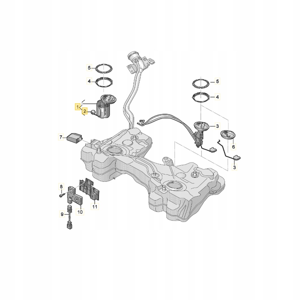фото №6, Насос пального 5q0919087 ah vw golf vii mk7 r t-roc 4motion leon iii 5f 4x4