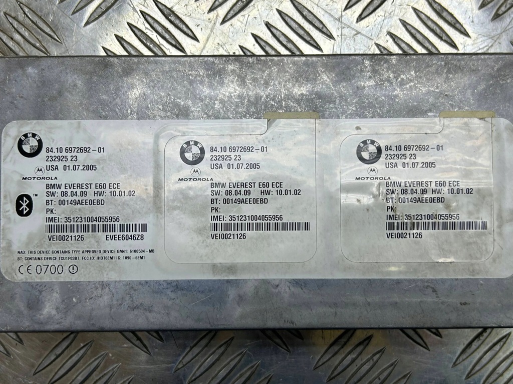 фото №5, Модуль / блок управления bluetooth bmw 5 e60 e61 2005 6972692