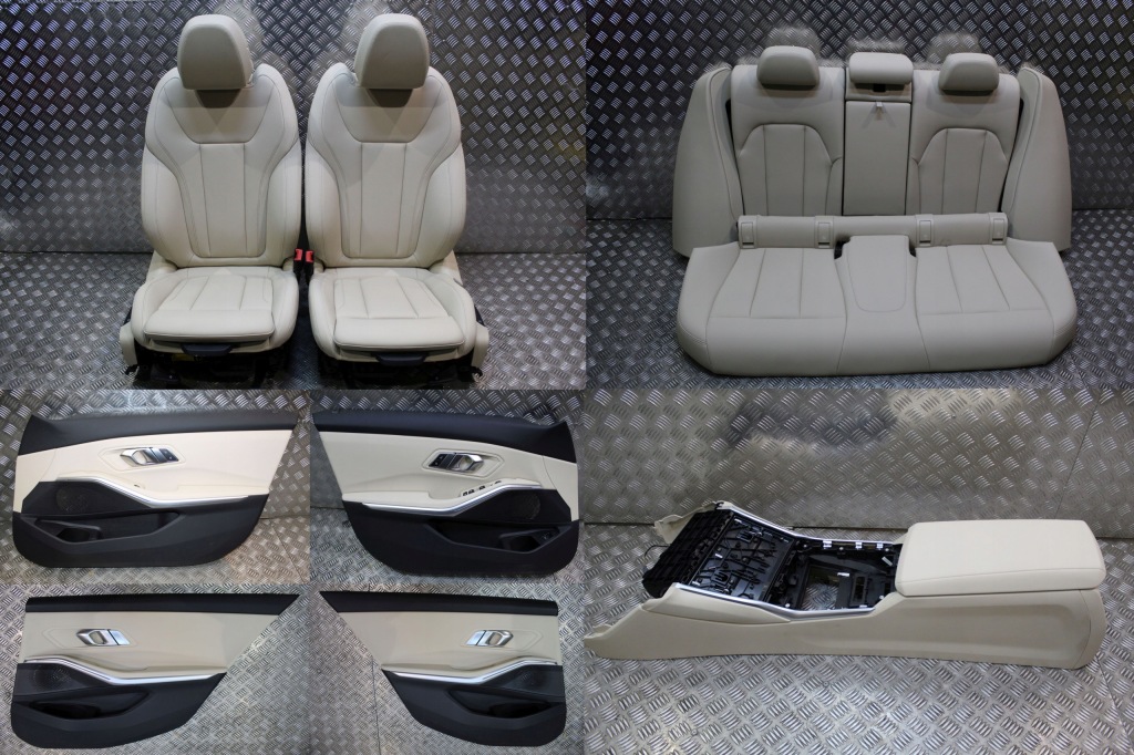 фото №1, Bmw 3 g20 sport оббивка сидіння заднє сидіння обшивки