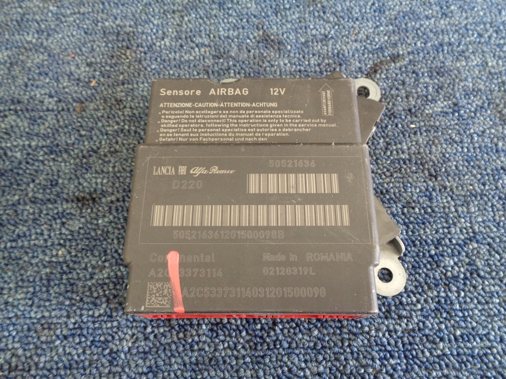 фото №1, Датчик модуль подушек 50521636 alfa romeo mito 08-