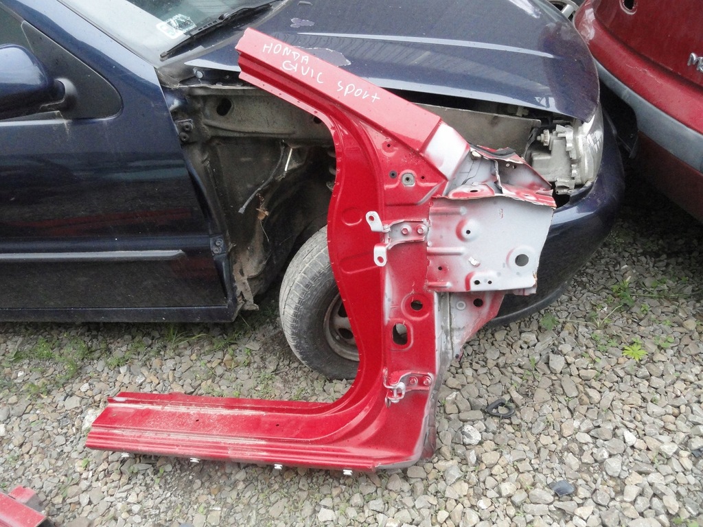 фото №1, Чверть поріг правий перед honda civic vii 3d