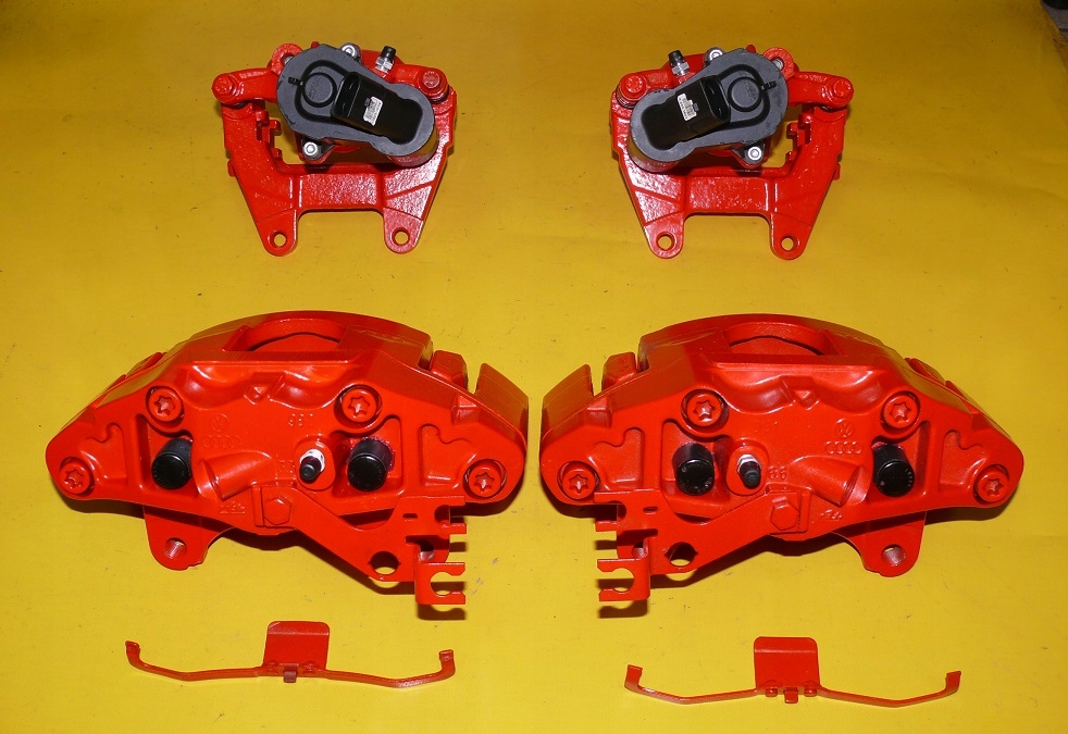 фото №13, Супорти скоба лівий правий перед задня audi a6 c6 s6 347/30 330/20mm 04-11r.