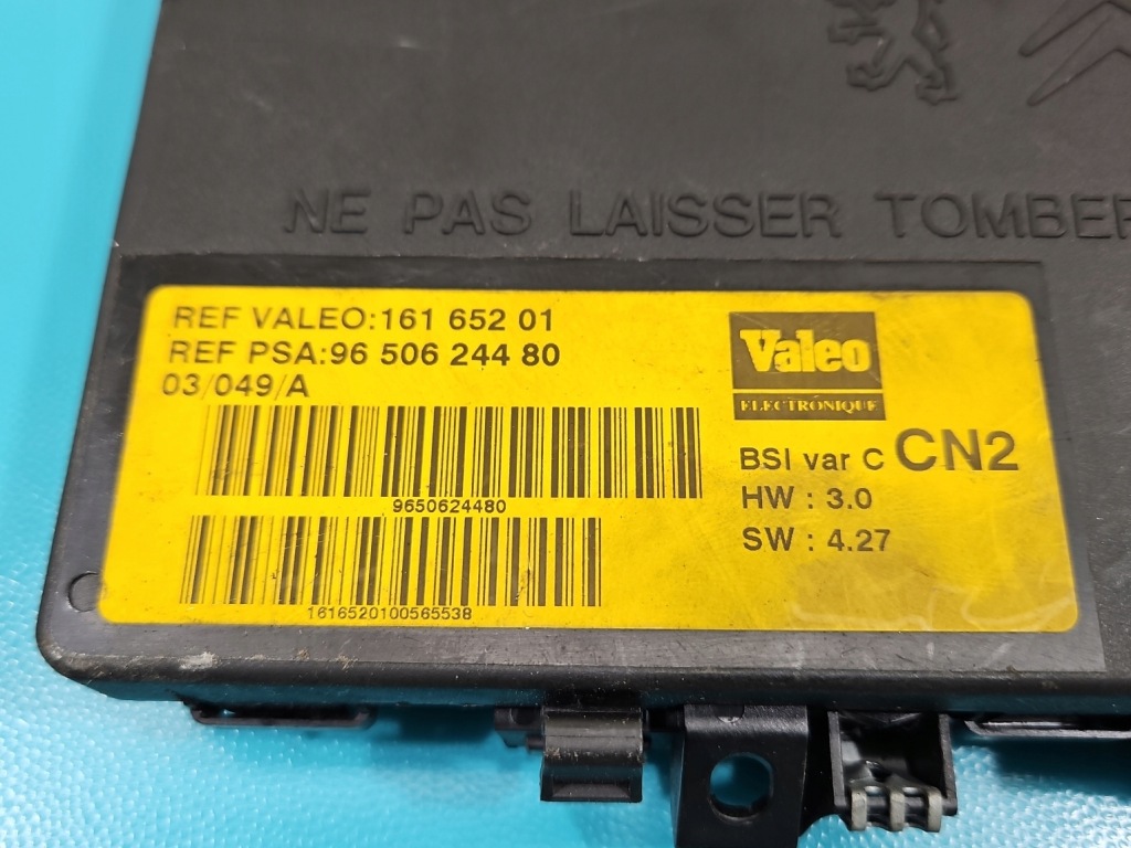 фото №9, Бортовой компьютер блок управления двигателя 9649426780 0261206606 citroen xsara ii 1.6 16v