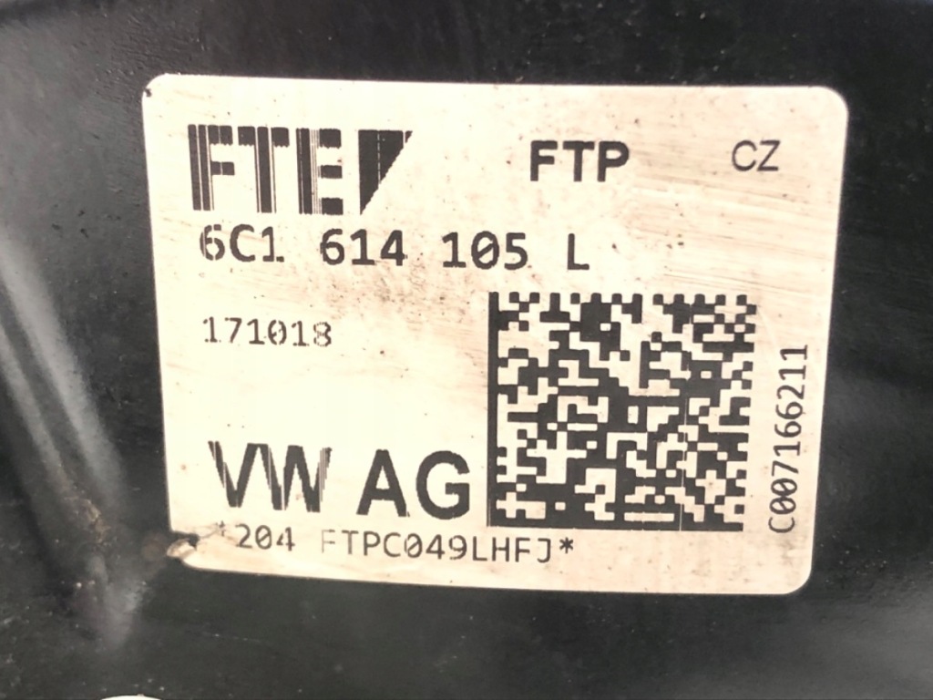 фото №5, Усилитель тормозов тормозные skoda fabia iii 6c1614105l насос