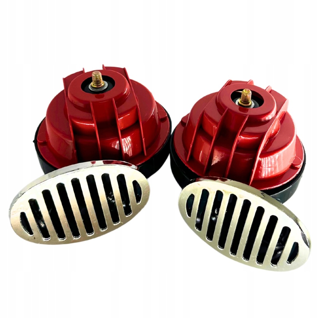 Сигнал звуковий клаксон електричний черв'як 12v 2tonowy тримач  набір Ціна