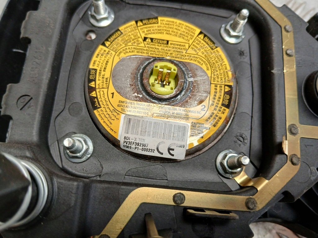 фото №6, Nissan note e12 подушка подушка безопасности водителя europa 2015r