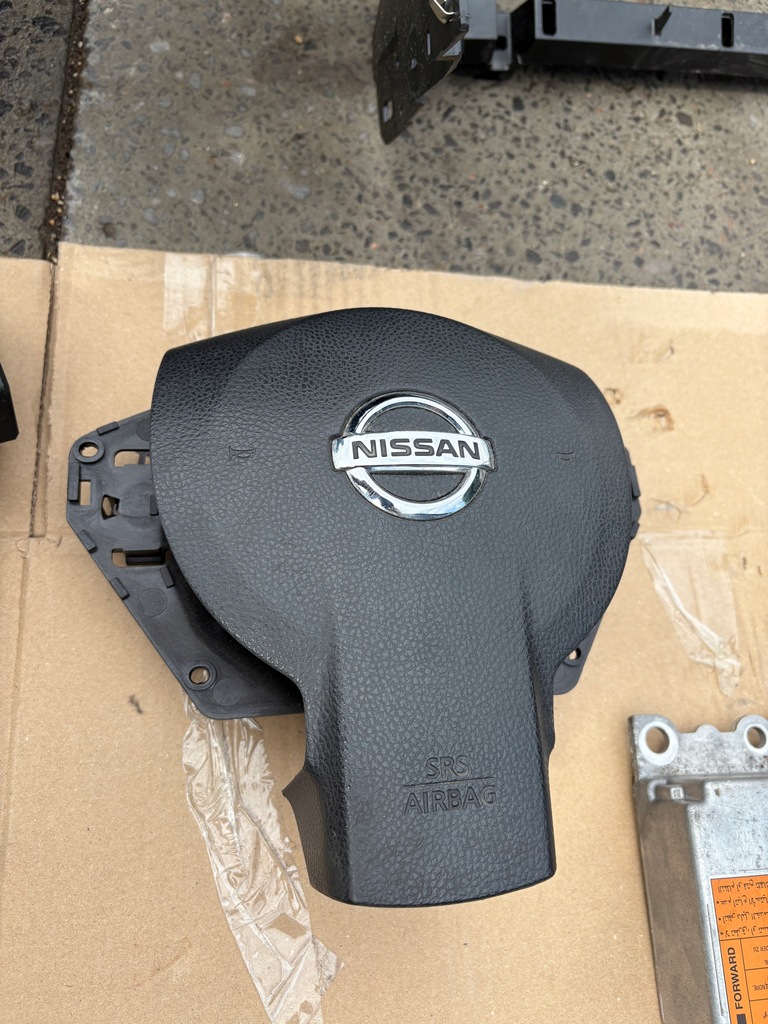 фото №11, Nissan qashqai +2 j10 приборная панель приборная подушка ремни набор подушка безопасности 2.0 dci