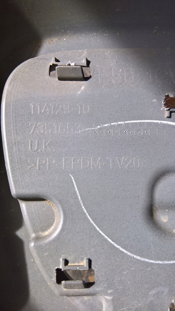 фото №14, Mini copper f56 jcw 2014-2019 накладка бампера задня 7351653