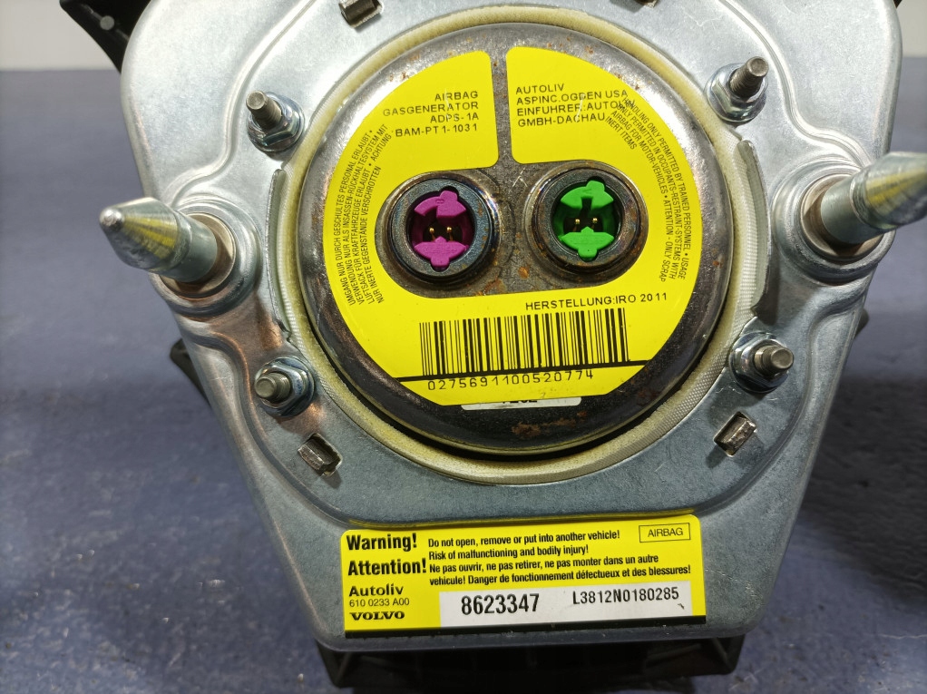 фото №8, Volvo s40 ii lift панель приладів приладова консоль подушки безпеки 8623347 8623350