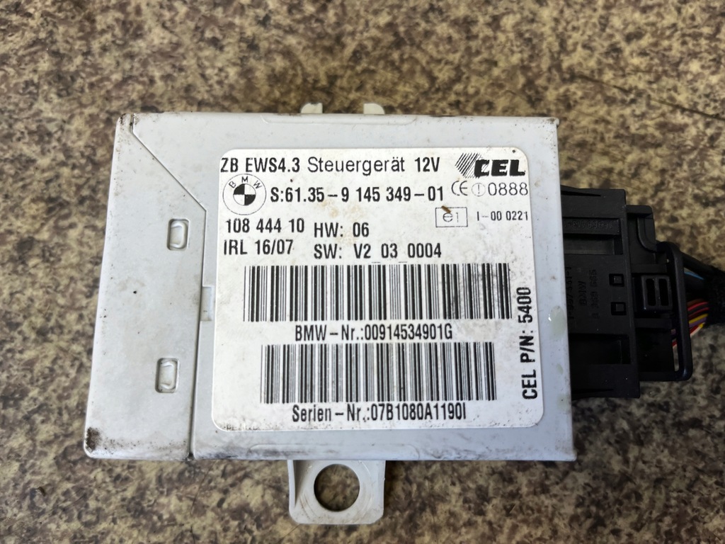 фото №9, Блок керування двигуна набір стартовий bmw e83 x3 3.0 d m57n2 ews замок запалювання kpl