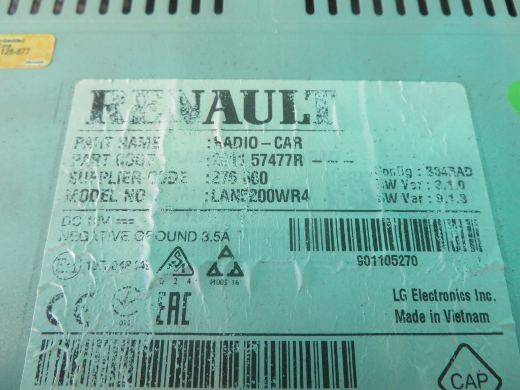 фото №2, Радіо renault master opel movano 19r 281157477r