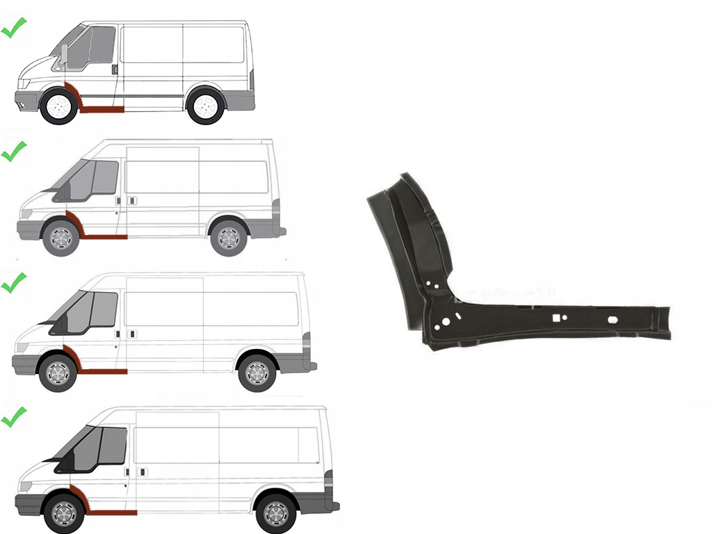 фото №1, Поріг ремкомплект поріг ліва pod двері pfd76029vl