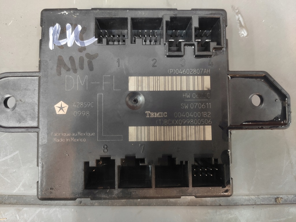 фото №7, Jeep cherokee liberty kk 2.8 crd блок керування модуль двері 04602807ah