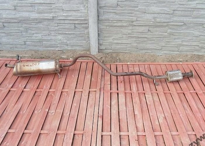 фото №1, Kia venga 1.6 v 2011' труба выхлоп гаситель выпускной