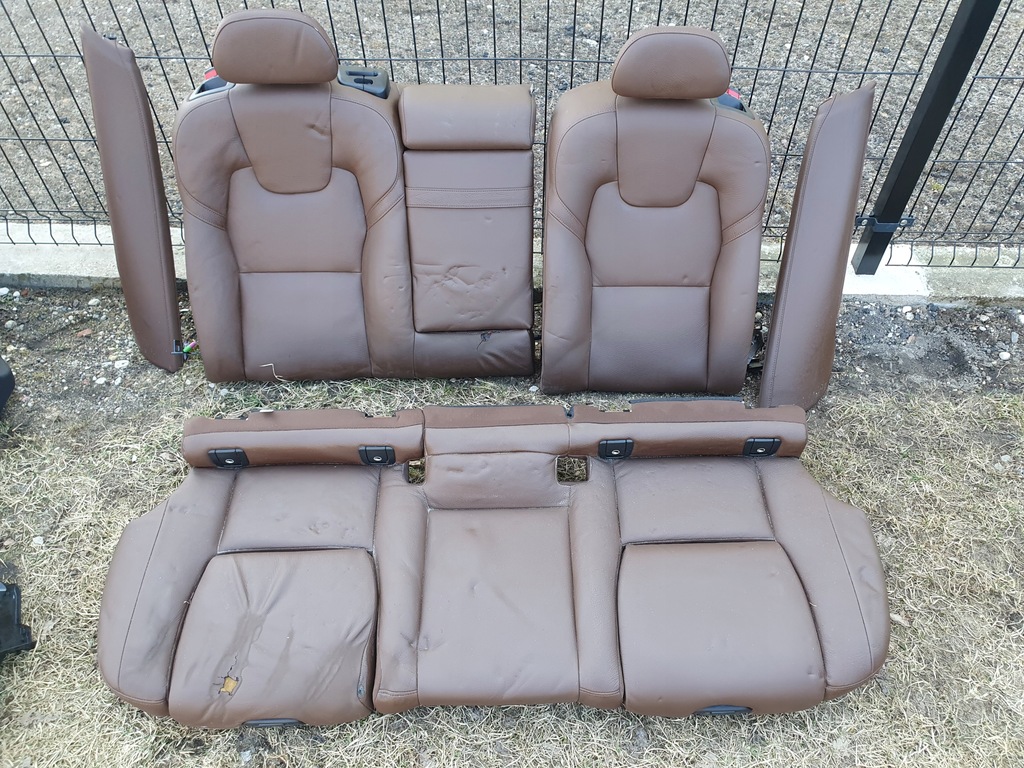 фото №7, Сидіння заднє сидіння обшивки коричневі volvo xc60 ii 2017-