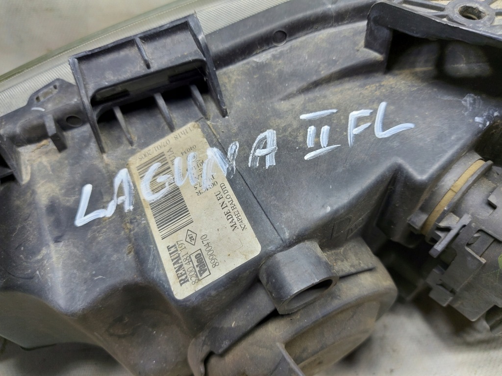 фото №4, Лампа права перед 8200481197 renault laguna ii