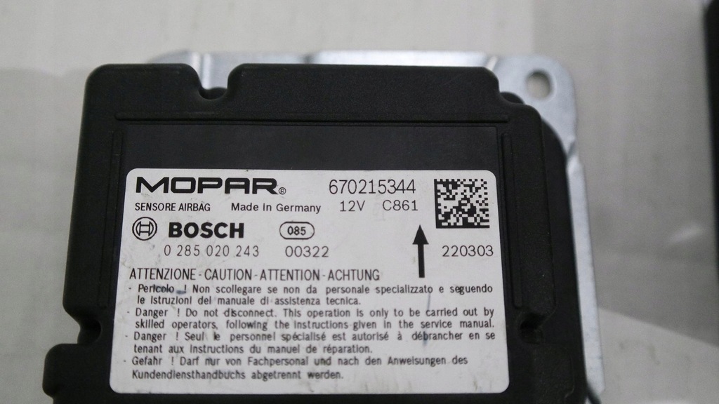 фото №7, Датчик подушка безопасности masearti levante 2016-