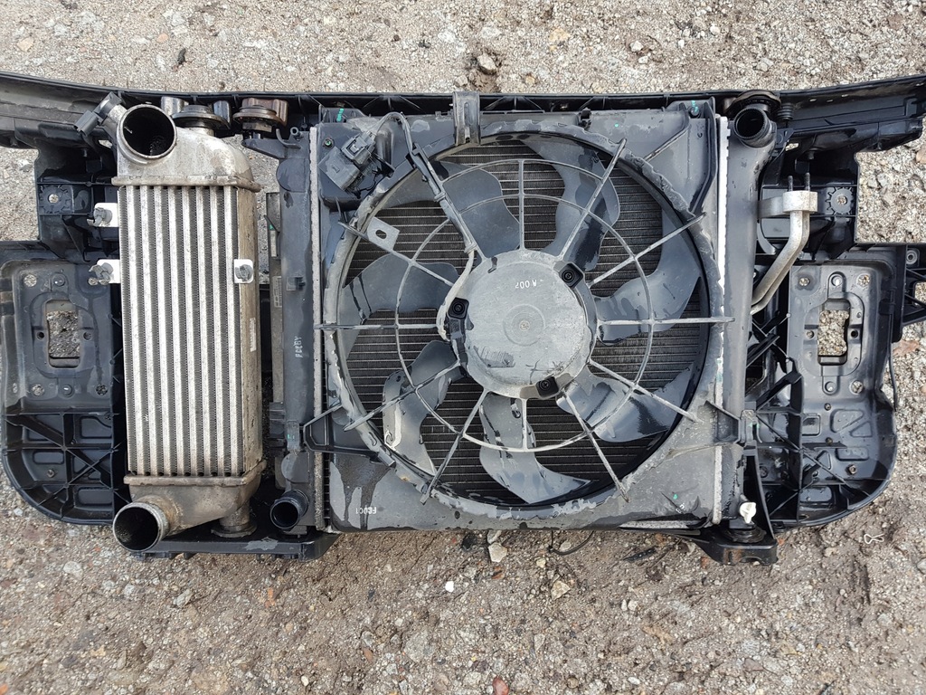 фото №9, Kia ceed i lift 1.6crdi комплект радиатор pas балка 2009-12r