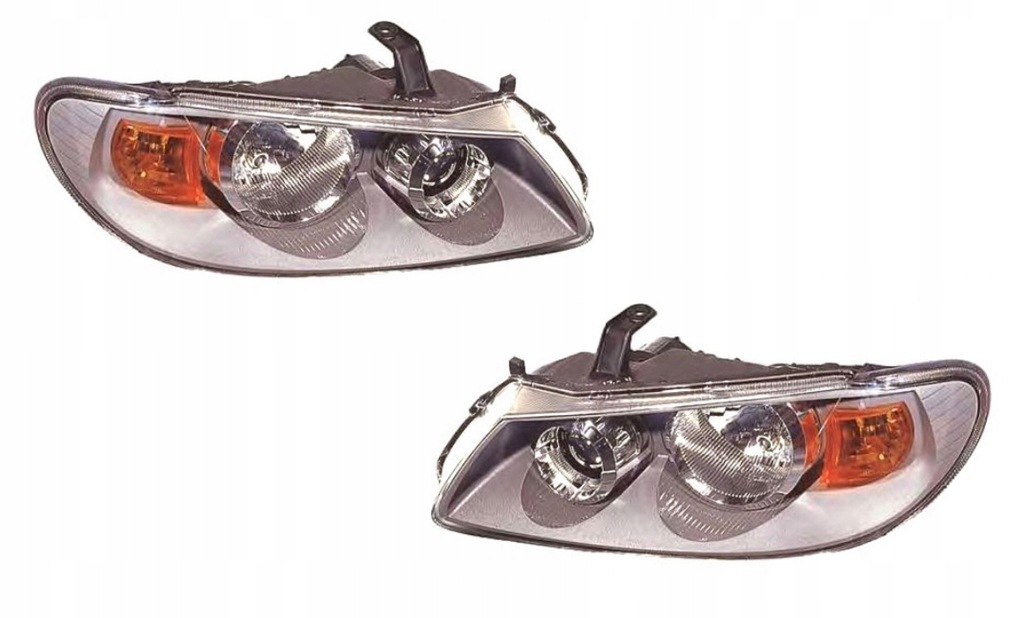 фото №1, Nissan almera n16 комплект фары лампы перед