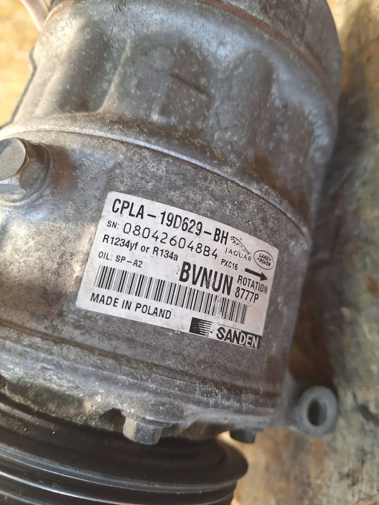 фото №5, Компрессор кондиционера cpla-19d629-bh land rover velar discovery
