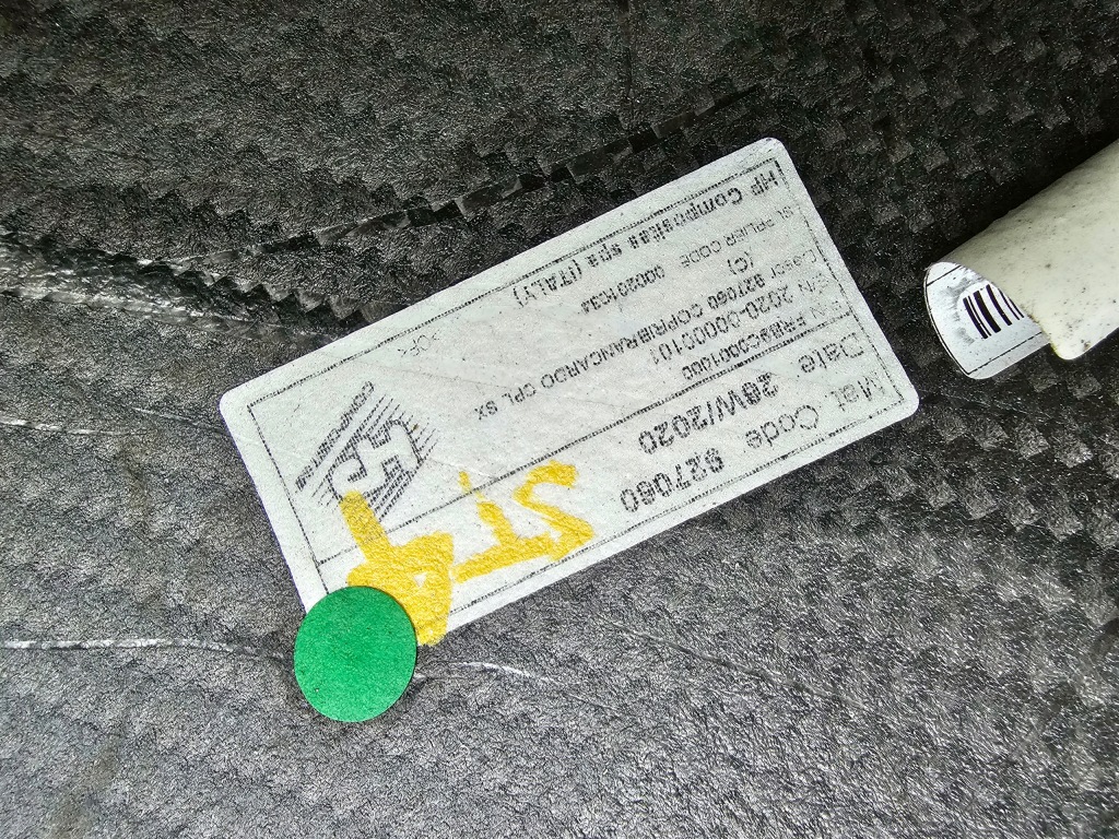 фото №12, Ferrari roma f169 карбон молдинг поріг права ліва