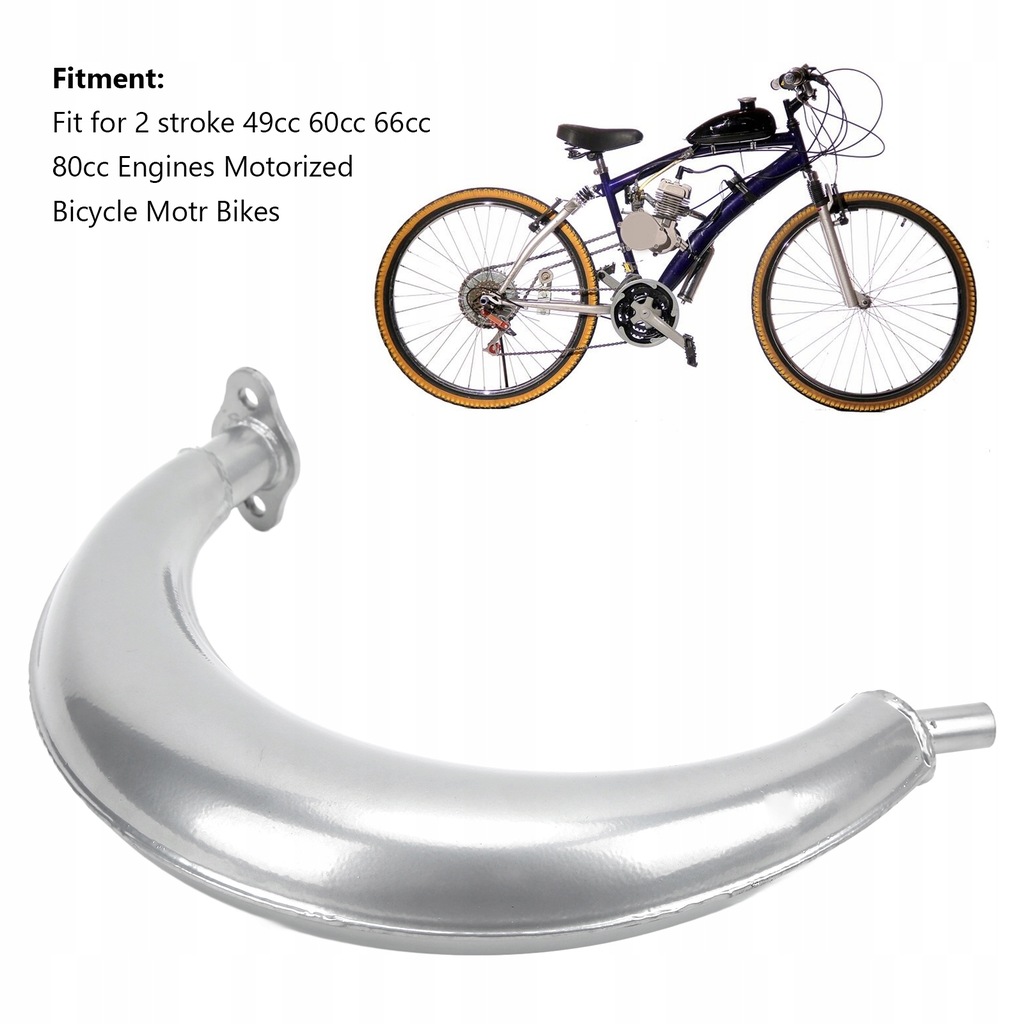 фото №6, Half moon banana гасник випускний труба ze нержавіюча сталь