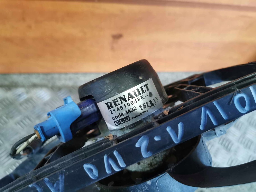 фото №3, Вентилятор радиатора renault clio iv 1.2 214810048r