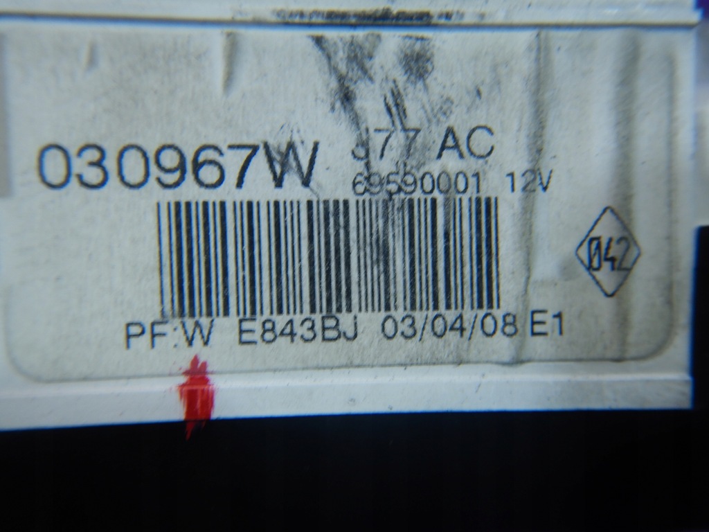 фото №7, Clio iii панель обдув кондиционера 69590001