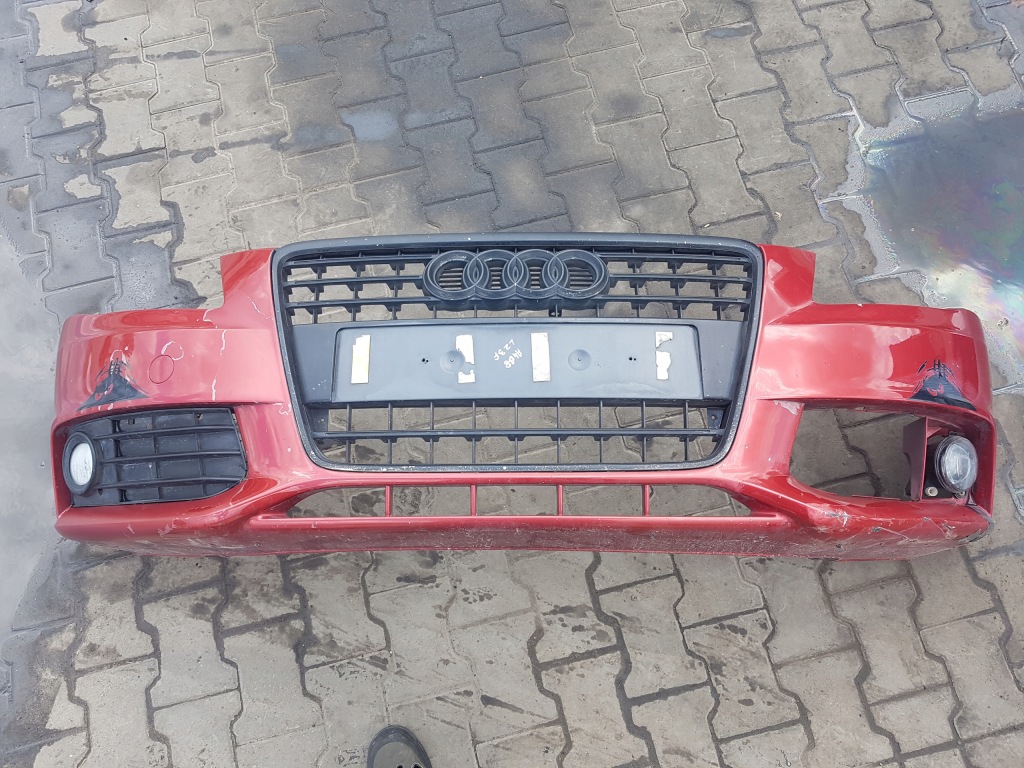 фото №1, Audi a4 b8 08-11r бампер перед передній решітка радіатора
