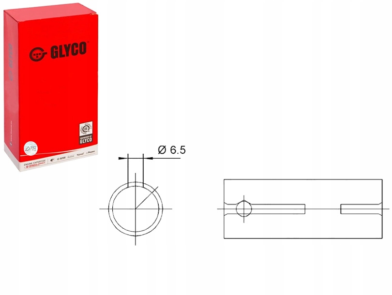 фото №1, Glyco 55-3567 semi втулка подшипник, шатун