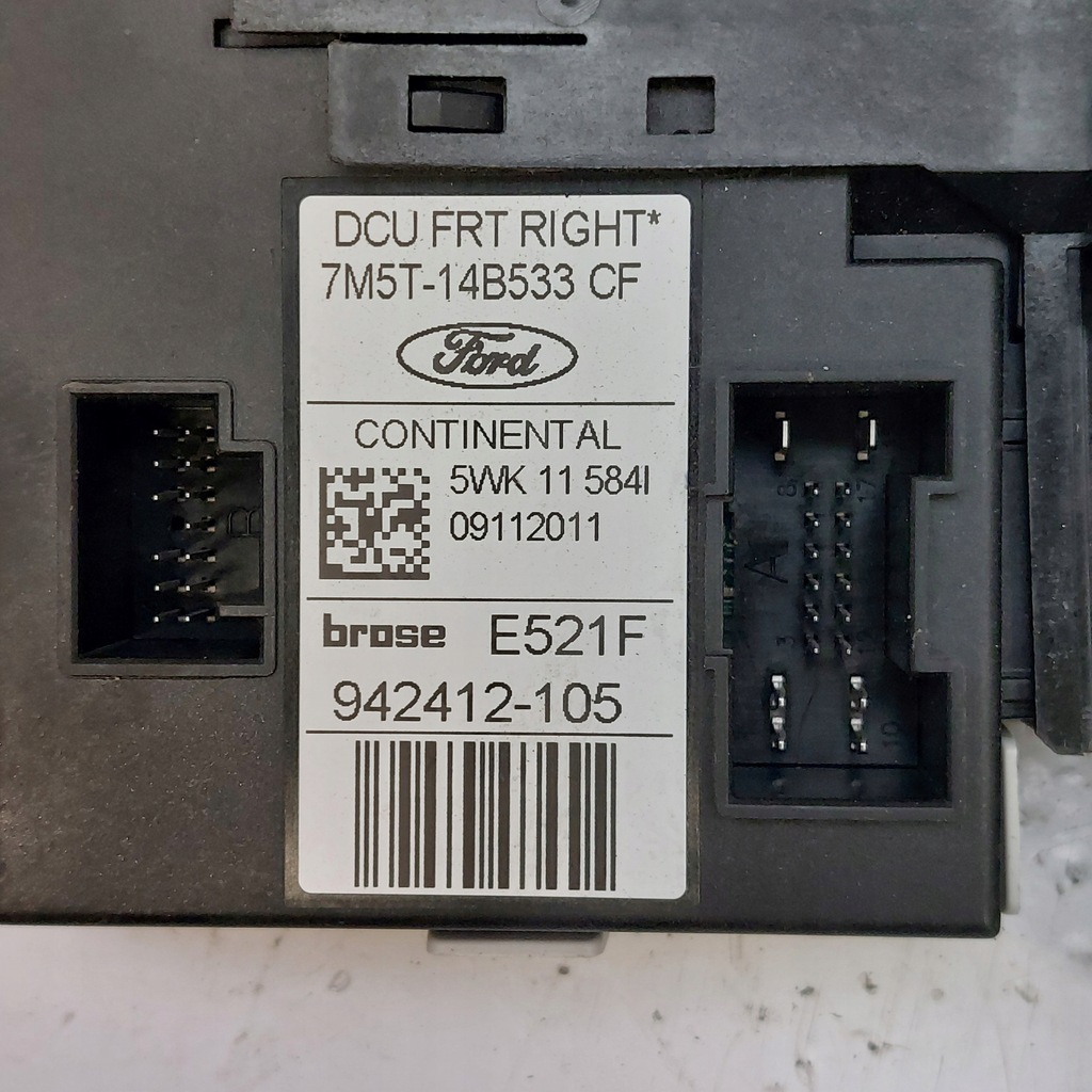 фото №5, Ford kuga mk1 моторчик скло лівий перед водія 7m5t-14b533cf 5wk11584i