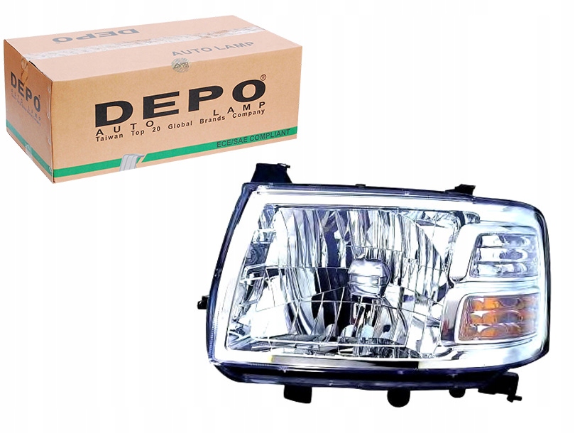 фото №1, Depo фара h4 механический ford ranger 05.06-03.