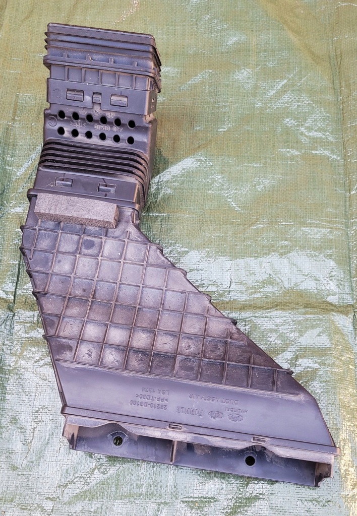 фото №2, Tucson iii sportage iv 2.0 crdi впуск воздуха ловушка воздуха воздухозаборник труба