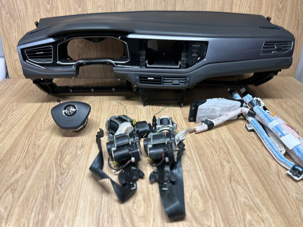 фото №1, Подушка безпеки панель приладів консоль ,ремені vw , volkswagen polo 2g , оригінал